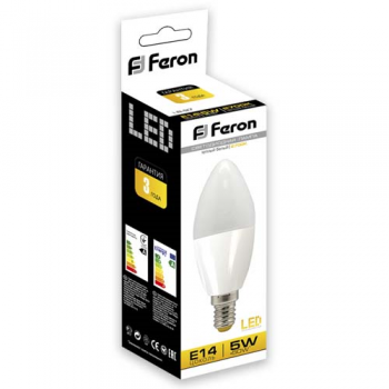 LED Лампа Feron LB-97 5W E14  тепле світло